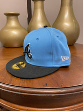 Load image into Gallery viewer, Atlanta Braves New Era Home Authentic Collection 59FIFTY Fitted Hat (Sky/Black)