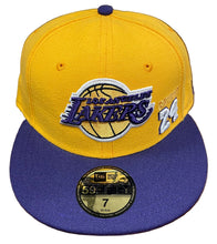 Load image into Gallery viewer, Los Angeles Lakers New Era Kobe Bryant 2Tone 59FIFTY Fitted Hat