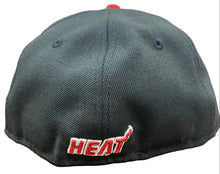 Load image into Gallery viewer, Miami Heat New Era Player #3 Wade 2Tone 59FIFTY Fitted Hat - Black/Red