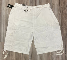 Load image into Gallery viewer, VENO FASHION TWILL CARGO SHORTS (WHITE)