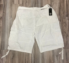 Load image into Gallery viewer, VENO FASHION TWILL CARGO SHORTS (WHITE)