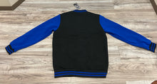 Load image into Gallery viewer, ACCESS MEN'S VARSITY JACKET (BLACK/ROYAL)