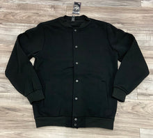 Load image into Gallery viewer, ACCESS MEN'S VARSITY JACKET (BLACK/BLACK)