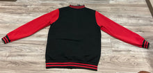 Load image into Gallery viewer, ACCESS MEN'S VARSITY JACKET (BLACK/RED)
