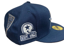 Load image into Gallery viewer, Dallas Cowboys New Era Custom Patches Authentic 59Fifty (Navy)