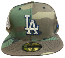 Load image into Gallery viewer, Los Angeles Dodgers New Era Felt Patch Authentic Custom 59Fifty (Camo)