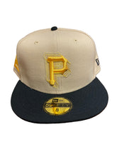 Load image into Gallery viewer, Pittsburgh Pirates New Era Patch Authentic 59Fifty (Tan/Black)