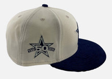 Load image into Gallery viewer, Dallas Cowboys New Era 50th Ann. Corduroy Brim Authentic 59Fifty (Cream/Navy)