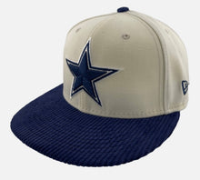 Load image into Gallery viewer, Dallas Cowboys New Era 50th Ann. Corduroy Brim Authentic 59Fifty (Cream/Navy)
