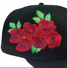 Load image into Gallery viewer, Las Vegas Raiders New Era Authentic Exclusive Roses 59Fifty (Black/Red)