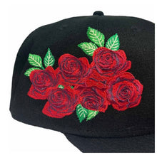Load image into Gallery viewer, Los Angeles Dodgers New Era Authentic Exclusive Roses 59Fifty (Black/Red)