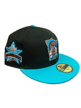 Load image into Gallery viewer, Minnesota Twins All Star Game Patch Authentic Custom 59Fifty Cap (Black/Teal)