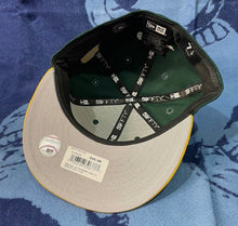 Load image into Gallery viewer, Oakland Athletics New Era World Series Patch Authentic 59Fifty (Green/Yellow)