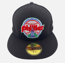 Load image into Gallery viewer, Philadelphia Phillies New Era 100th Anniversary Authentic 59Fifty (Black/Mint)