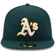 Load image into Gallery viewer, Oakland Athletics New Era Road Authentic On Field 59Fifty (Green)