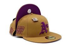 Load image into Gallery viewer, Oakland Athletics New Era 1974 World Series Authentic 59Fifty (P.B./Jelly NO PIN)