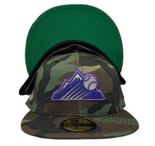 Load image into Gallery viewer, Colorado Rockies New Era Felt Patch Custom Authentic 59Fifty (Camo)