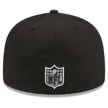 Load image into Gallery viewer, Las Vegas Raiders New Era Super Bowl Patch Authentic 59Fifty (Black/White)