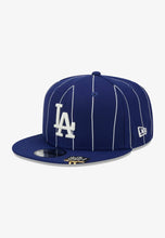Load image into Gallery viewer, Los Angeles Dodgers New Era Authentic Pinstripe Snapback (Blue)