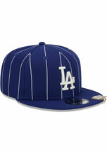 Load image into Gallery viewer, Los Angeles Dodgers New Era Authentic Pinstripe Snapback (Blue)