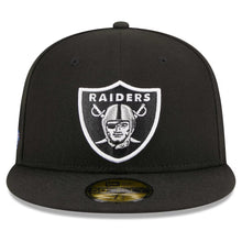 Load image into Gallery viewer, Las Vegas Raiders New Era Super Bowl Patch Authentic 59 Fifty (Black)