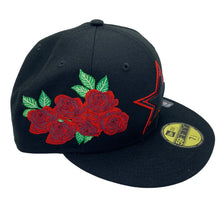 Load image into Gallery viewer, Dallas Cowboys New Era Authentic Exclusive Roses 59Fifty (Black/Red)