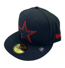 Load image into Gallery viewer, Dallas Cowboys New Era Authentic Exclusive Roses 59Fifty (Black/Red)