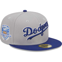 Load image into Gallery viewer, Los Angeles Dodgers New Era Authentic 50th Anniversary Retro Jersey Script (Gray)