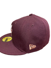 Load image into Gallery viewer, Toronto Blue Jays 1993 World Series Custom Authentic 59Fifty (Maroon/Peach)