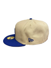 Load image into Gallery viewer, Los Angeles Dodgers New Era 50th Stadium Patch Authentic 59Fifty (Khaki/Royal)