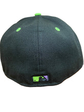 Load image into Gallery viewer, Seattle Mariners New Era 40th Anniversary Authentic 59Fifty (Black/Purple/Neon Green)