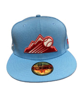 Load image into Gallery viewer, Colorado Rockies New Era 2021 All Star Patch Authentic 59Fifty (Sky Blue/Red)