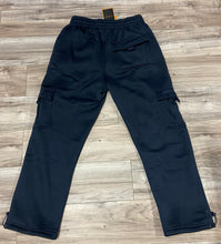 Load image into Gallery viewer, ACCESS MENS FLEECE CARGO JOGGERS (NAVY)