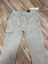 Load image into Gallery viewer, REDFOX WOMEN'S FLEECE STACKED PANTS W/ CARGO POCKETS (HEATHER GREY)