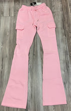 Load image into Gallery viewer, REDFOX WOMEN'S FLEECE STACKED PANTS W/ CARGO POCKETS (LT. PINK)