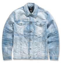 Load image into Gallery viewer, JORDAN CRAIG DESPERADO DENIM TRUCKER JACKET (SEA STORM)