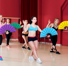 Load image into Gallery viewer, 'BOOTS ON THE GROUND' LARGE FOLDING CLACKING FANS