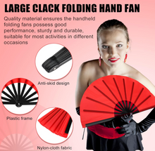 Load image into Gallery viewer, 'BOOTS ON THE GROUND' LARGE FOLDING CLACKING FANS