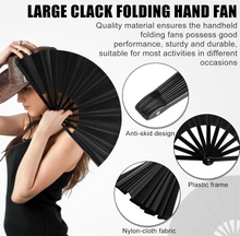 Load image into Gallery viewer, 'BOOTS ON THE GROUND' LARGE FOLDING CLACKING FANS