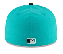 Load image into Gallery viewer, NEW ERA FLORIDA MARLINS WORLD SERIES TEAL WOOL 59FIFTY FITTED