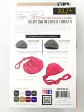 Load image into Gallery viewer, Black Ice Pre-Tied Silky Satin Lined Turban XL