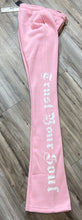 Load image into Gallery viewer, REDFOX "TRUST YOUR SOUL" FLEECE CROP JACKET W/ STACKED PANTS (LT. PINK)