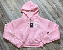 Load image into Gallery viewer, REDFOX "TRUST YOUR SOUL" FLEECE CROP JACKET W/ STACKED PANTS (LT. PINK)