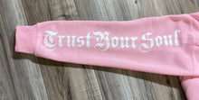 Load image into Gallery viewer, REDFOX "TRUST YOUR SOUL" FLEECE CROP JACKET W/ STACKED PANTS (LT. PINK)