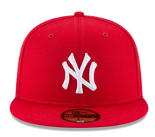 Load image into Gallery viewer, NEW ERA NEW YORK YANKEES SCARLET BASIC 59FIFTY FITTED