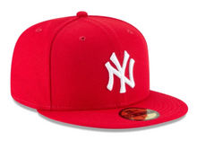 Load image into Gallery viewer, NEW ERA NEW YORK YANKEES SCARLET BASIC 59FIFTY FITTED
