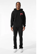 Load image into Gallery viewer, JORDAN CRAIG AFTERLIFE STACKED SWEATPANTS (NOIR)