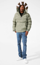 Load image into Gallery viewer, JORDAN CRAIG CONCORD PULLOVER ANORAK JACKET (ARMY GREEN)