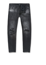 Load image into Gallery viewer, JORDAN CRAIG COLLINS ATTITUDE DENIM JEANS JC1214 (BLACK SHADOW)