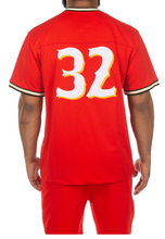 Load image into Gallery viewer, HUSTLE GANG "Black Cats" Jersey Short Set (Goji Berry)